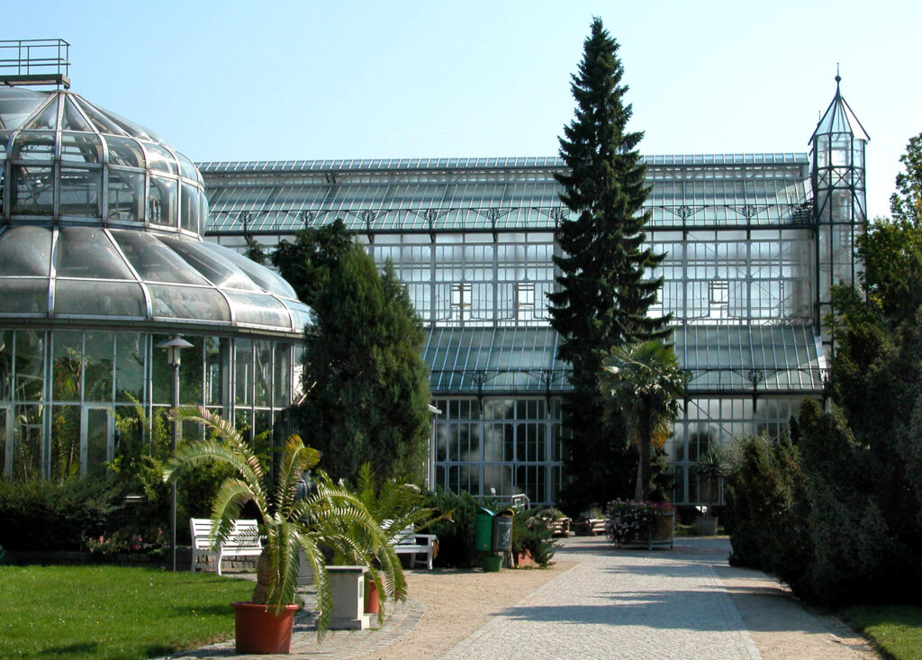 Gewächshäuser, © I. Haas, Botanischer Garten und Botanisches Museum Berlin-Dahlem
