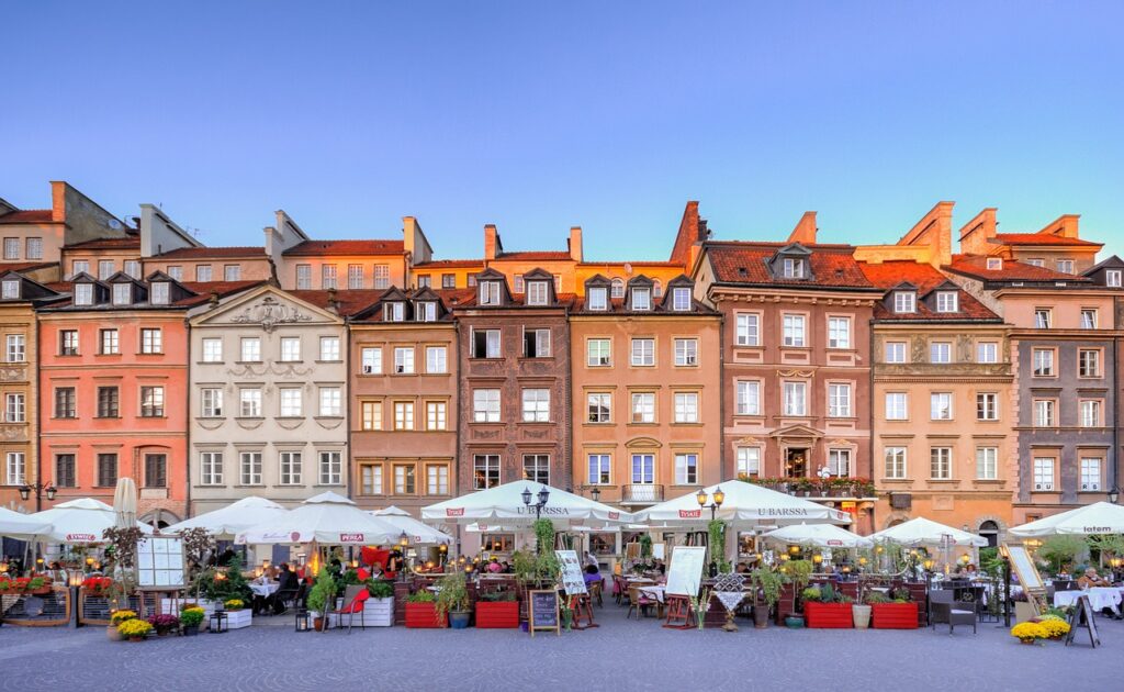 Top 10 Sehenswürdigkeiten Warschau. Altstädtischer Markt.
