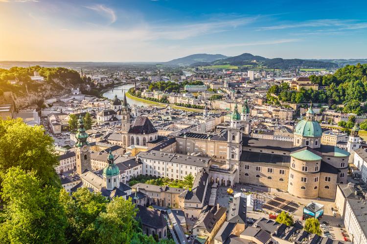 Top 5 Sehenswuerdigkeiten Salzburg. Altstadt.