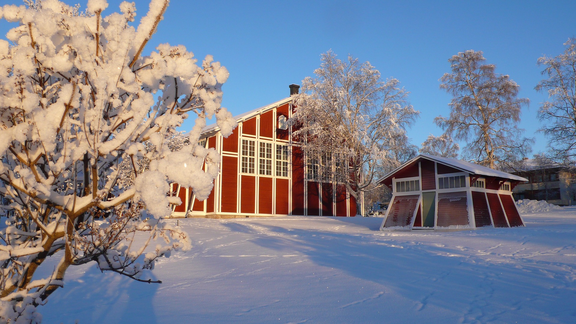 Östersund. Orte mit Schneegarantie