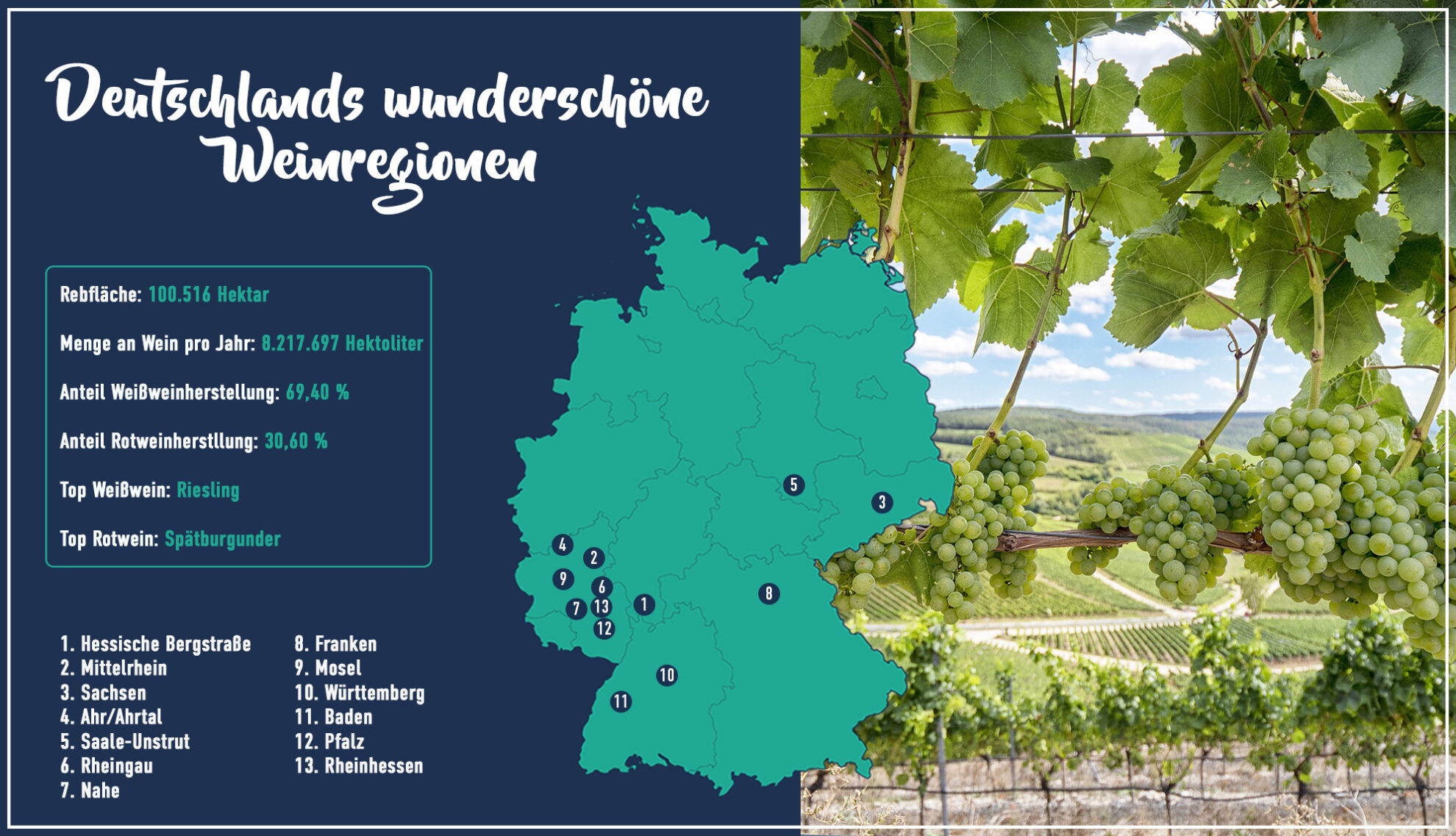 Weinregionen Deutschland