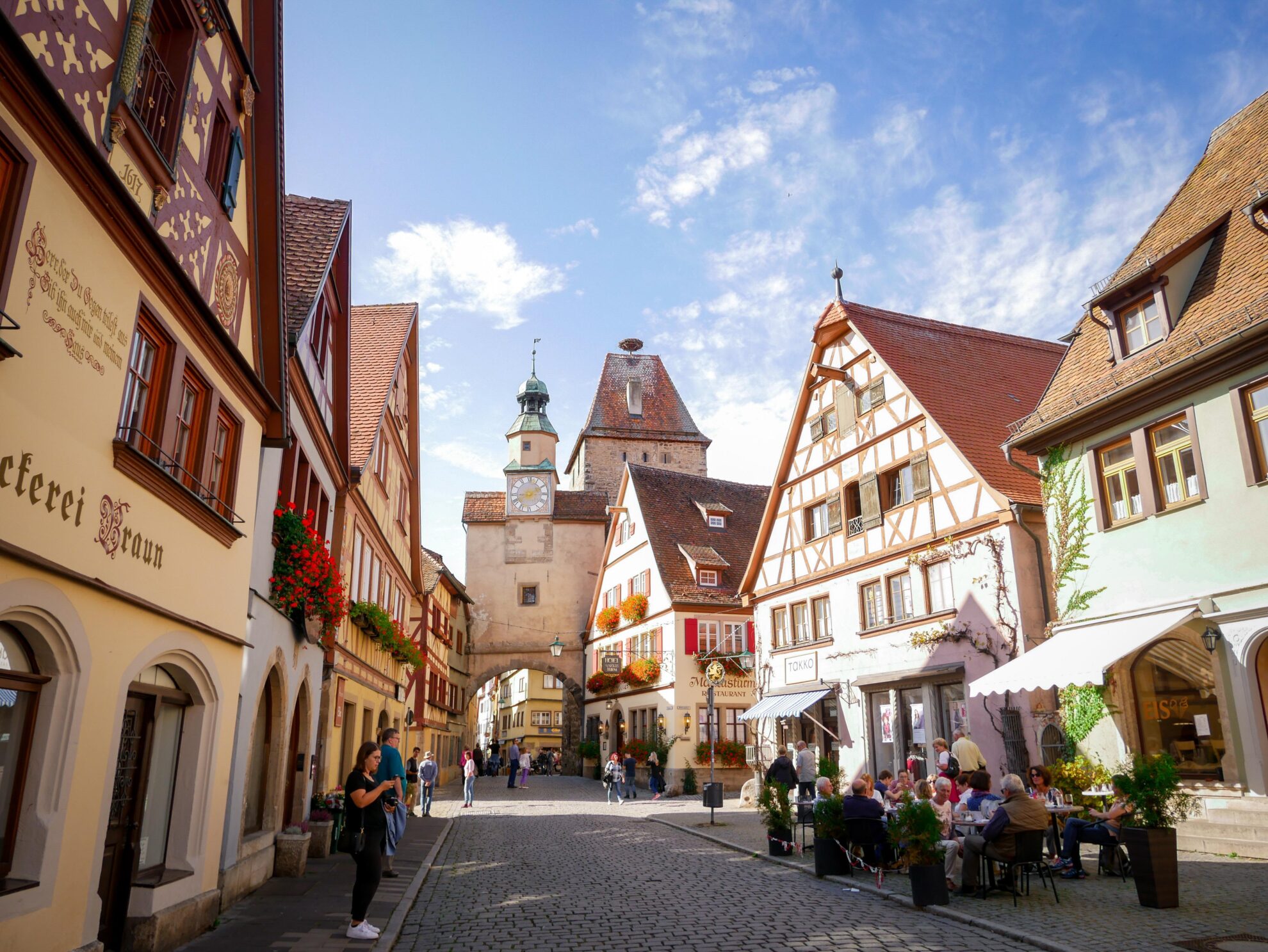 Rothenburg ob der Tauber. Instagram Kleinstädte 2022